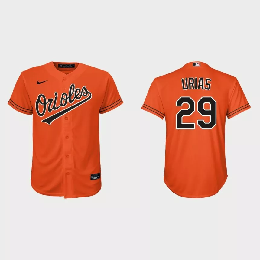 Youth Baltimore Orioles Ramon Urias Orange Replica Jersey