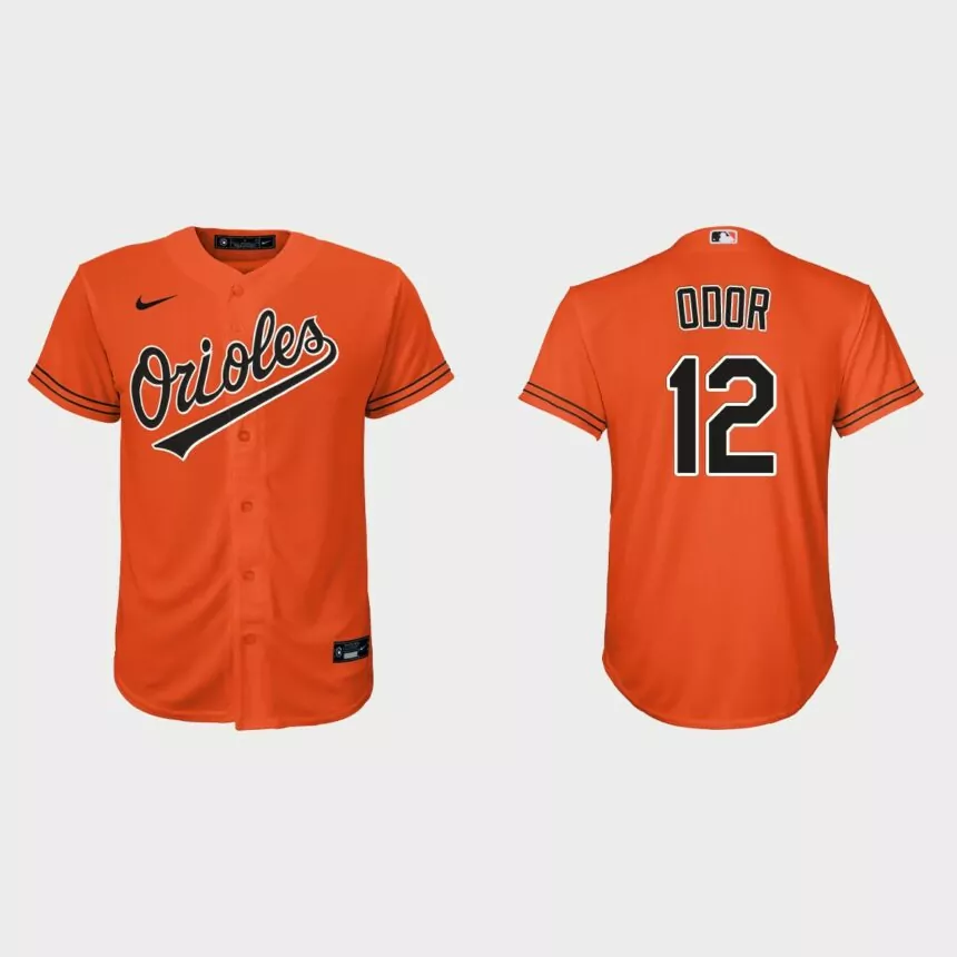 Youth Baltimore Orioles Rougned Odor Orange Replica Jersey