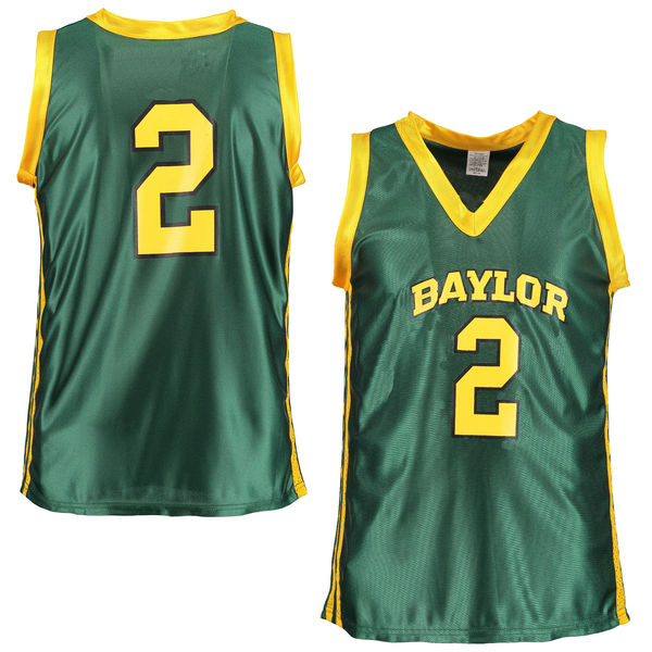 Youth Baylor Bears #2 Green Basketball Jersey