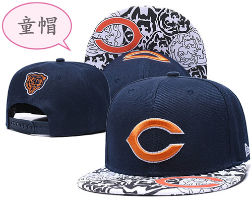 Youth Bears Team Logo Navy Adjustable Hat GS