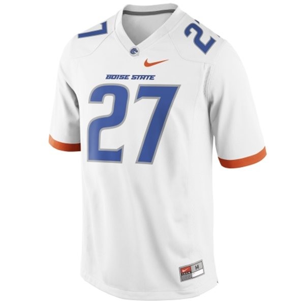 Youth Boise State Broncos #27 Jay Ajayi White Football Jersey