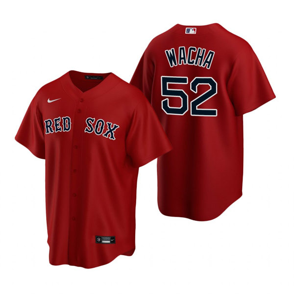 Youth Boston Red Sox #52 Michael Wacha Nike Red Alternate with Name Cool Base Jersey