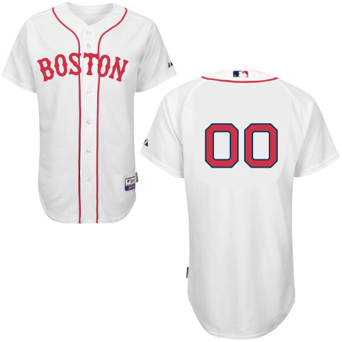 Youth Boston Red Sox Authentic Personalized 2014 New White Jersey