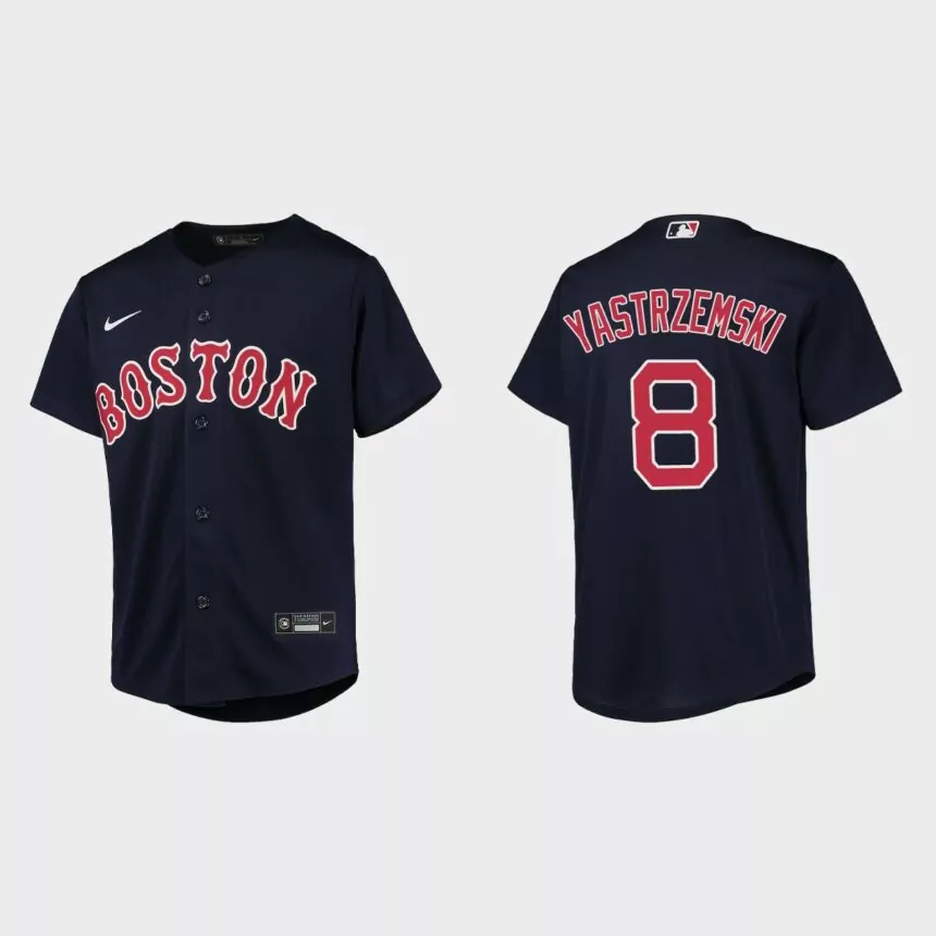 Youth Boston Red Sox Carl Yastrzemski Navy Replica Jersey