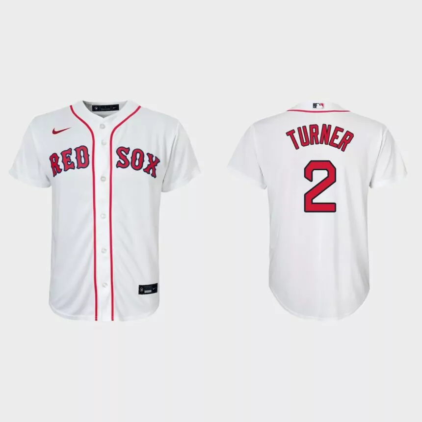 Youth Boston Red Sox Justin Turner White Replica Home Jersey
