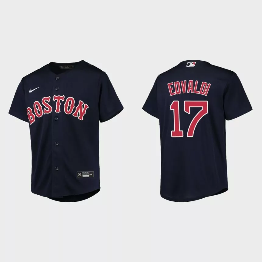 Youth Boston Red Sox Nathan Eovaldi Navy Replica Jersey