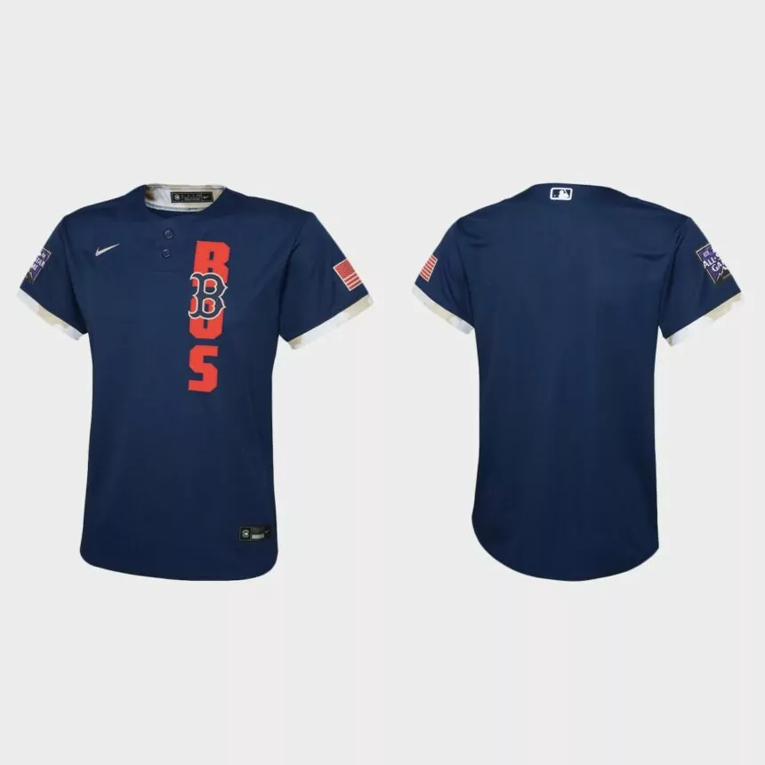 Youth Boston Red Sox Navy 2021 MLB All-Star Game Jersey