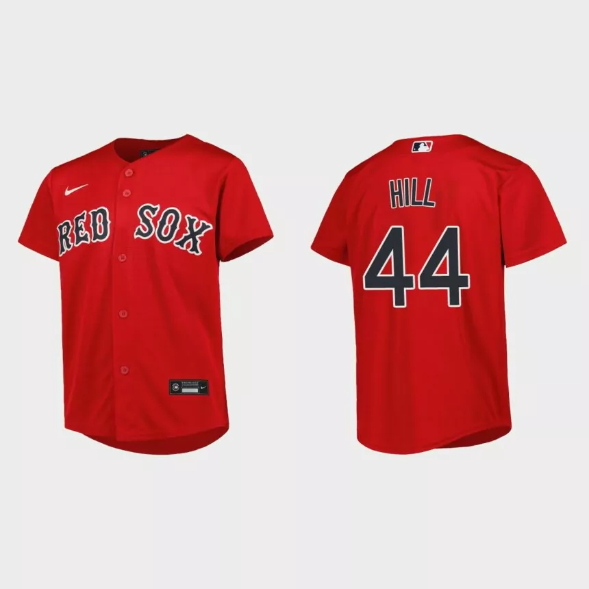 Youth Boston Red Sox Rich Hill Red Replica Alternate Jersey