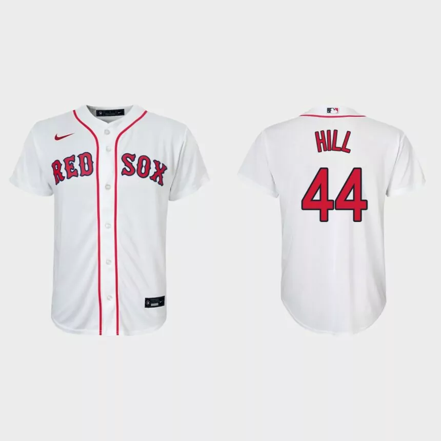 Youth Boston Red Sox Rich Hill White Replica Home Jersey