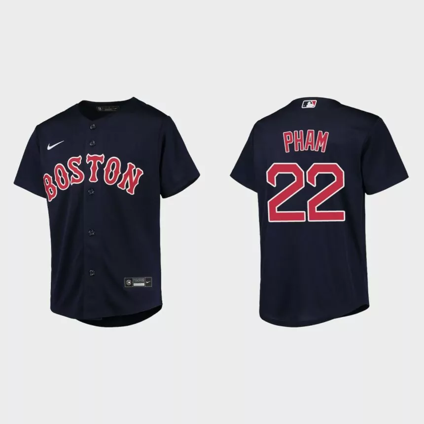Youth Boston Red Sox Tommy Pham Navy Replica Jersey
