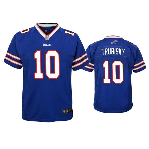Youth Buffalo Bills #10 Mitchell Trubisky Nike Royal Limited Jersey