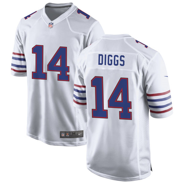 Youth Buffalo Bills #14 Stefon Diggs Nike White Alternate Retro Jersey
