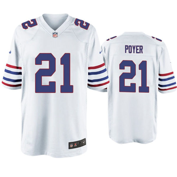 Youth Buffalo Bills #21 Jordan Poyer Nike White Alternate Retro Jersey