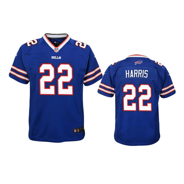 Youth Buffalo Bills #22 Damien Harris Nike Royal Limited Jersey