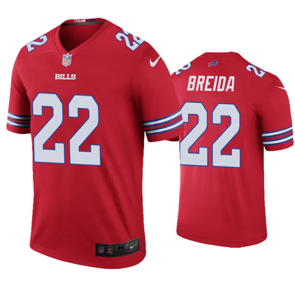 Youth Buffalo Bills #22 Matt Breida Nike Red Color Rush Jersey