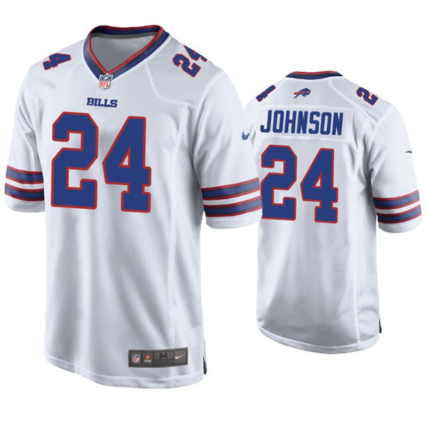 Youth Buffalo Bills #24 Taron Johnson Nike White Limited Jersey