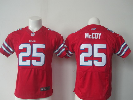 Youth Buffalo Bills #25 LeSean McCoy Red 2015 NFL Nike Game Stitched Jersey