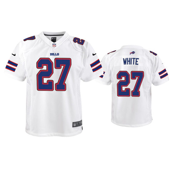 Youth Buffalo Bills #27 Tre'Davious White Nike White Limited Jersey