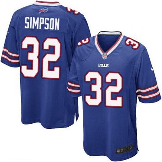 Youth Buffalo Bills #32 O. J. Simpson Nike Royal Blue Game Jersey