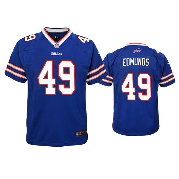Youth Buffalo Bills #49 Tremaine Edmunds Nike Royal Limited Jersey