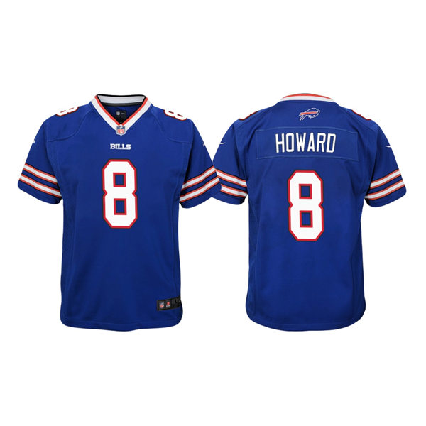 Youth Buffalo Bills #8 O. J. Howard Nike Royal Team Color Limited Jersey