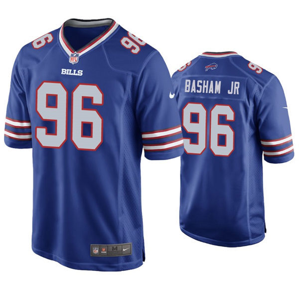 Youth Buffalo Bills #96 Carlos Basham Jr. Nike Royal Limited Jersey