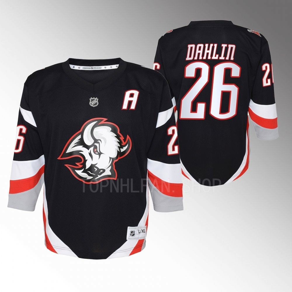 Youth Buffalo Sabres Rasmus Dahlin 2022-23 Goathead Alternate Replica Player Jersey