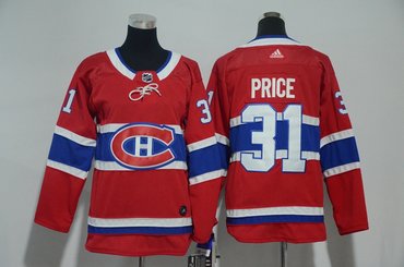 Youth Canadiens 31 Carey Price Red Youth Adidas Jersey