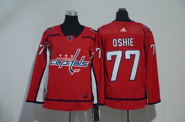 Youth Capitals 77 T.J. Oshie Red Youth Adidas Jersey