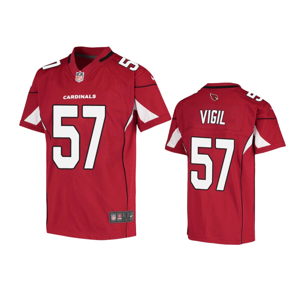 Youth Cardinals Cardinal Nick Vigil Game JerseyYouth Cardinals Cardinal Nick Vigil Game Jersey