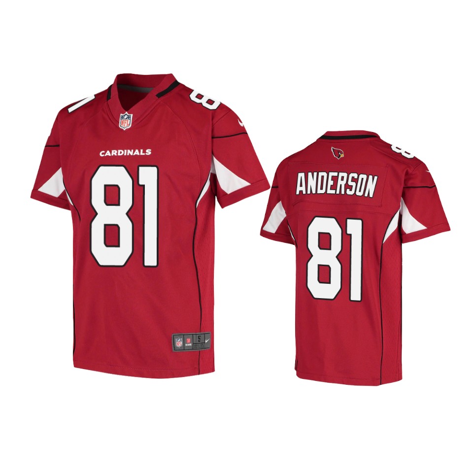 Youth Cardinals Cardinal Robby Anderson Game Jersey
