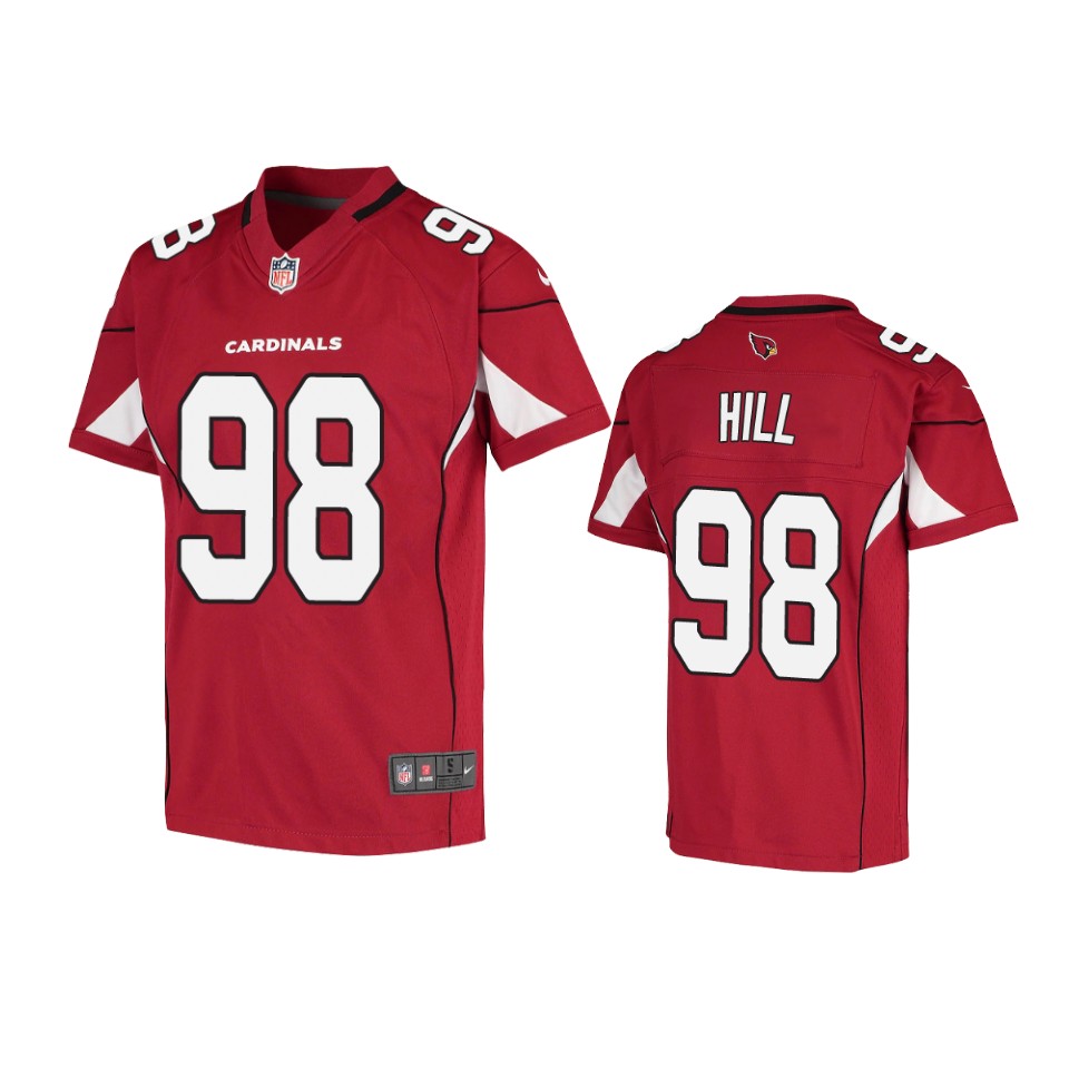 Youth Cardinals Cardinal Trysten Hill Game Jersey
