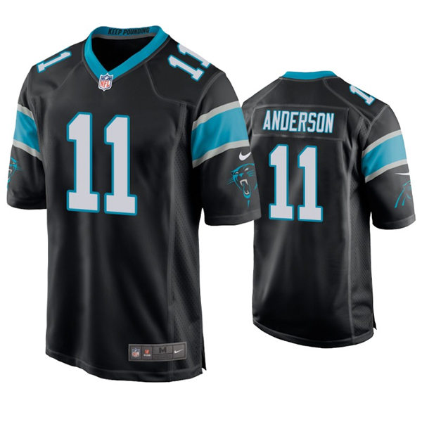 Youth Carolina Panthers #11 Robby Anderson Nike Black Limited Jersey