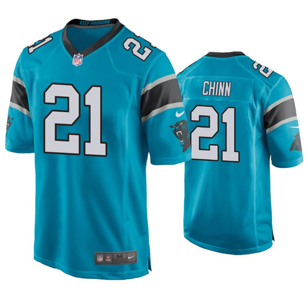 Youth Carolina Panthers #21 Jeremy Chinn Nike Blue Limited Jersey