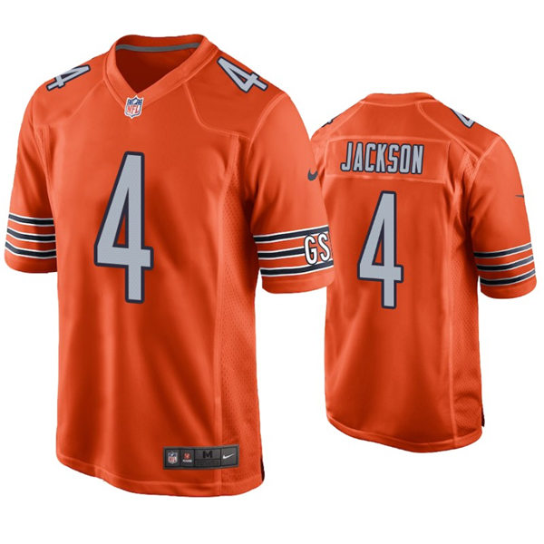 Youth Chicago Bears #4 Eddie Jackson Nike Orange Alternate Limited Jersey