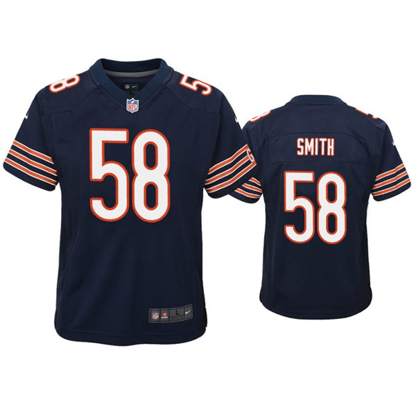 Youth Chicago Bears #58 Roquan Smith Nike Navy Limited Jersey