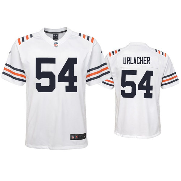 Youth Chicago Bears Retired Player #54 Brian Urlacher Nike White Alternate 100th Season Classic Jersey