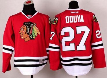 Youth Chicago Blackhawks #27 Johnny Oduya Red 2014 Stadium Series NHL Jersey