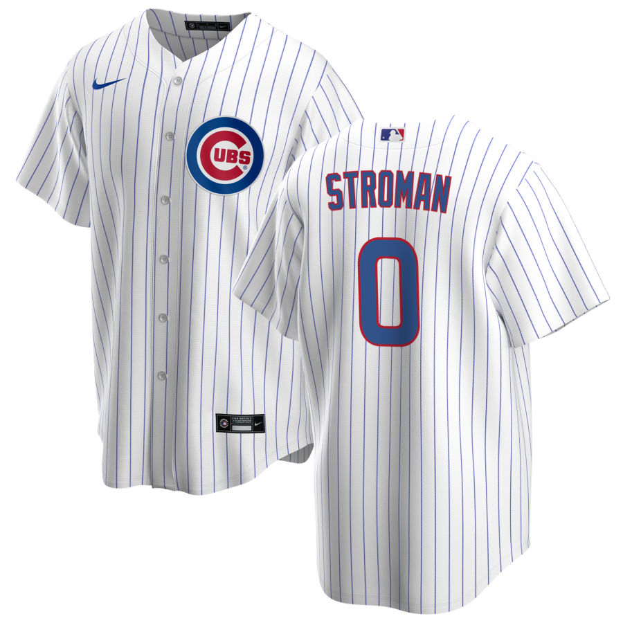 Youth Chicago Cubs #0 Marcus Stroman Nike Home White Jersey