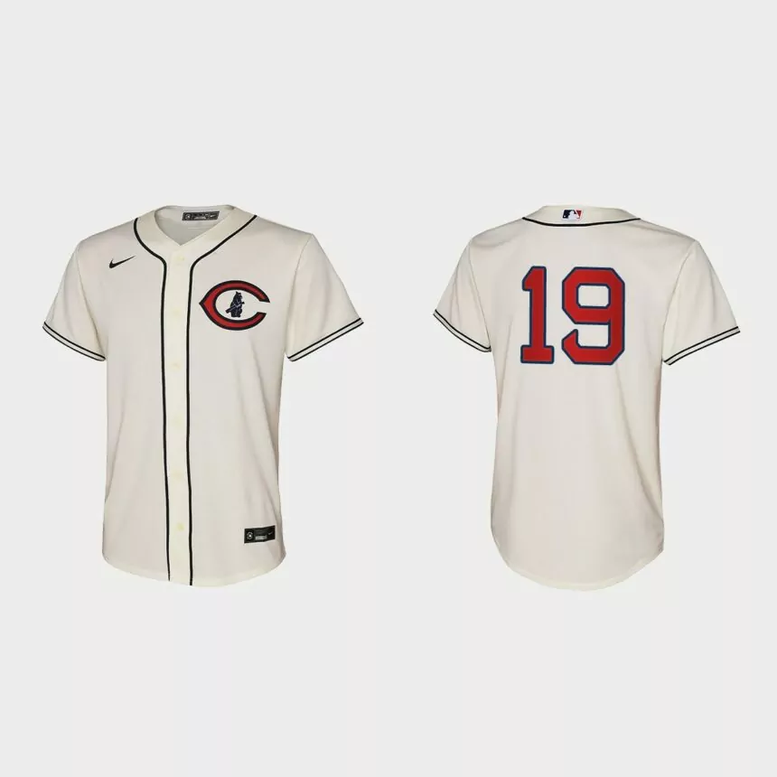 Youth Chicago Cubs Andrelton Simmons Cream 2022 Field of Dreams Replica Jersey