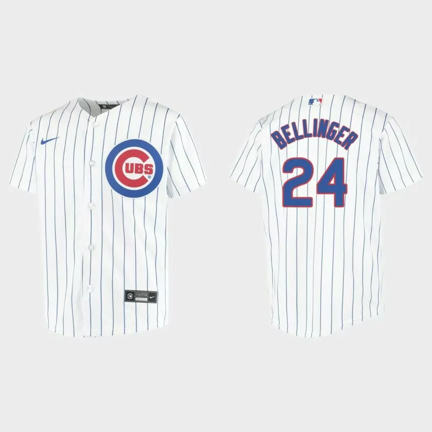 Youth Chicago Cubs Cody Bellinger White Replica Home Jersey