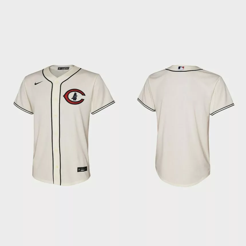 Youth Chicago Cubs Cream 2022 Field of Dreams Replica Jersey