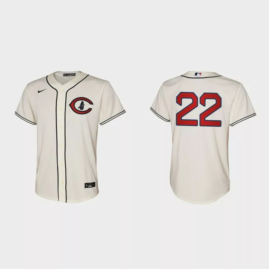 Youth Chicago Cubs Jason Heyward Cream 2022 Field of Dreams Replica Jersey