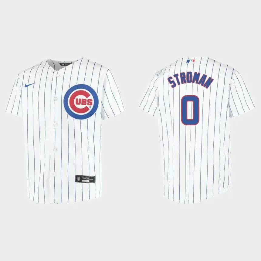 Youth Chicago Cubs Marcus Stroman White Replica Home Jersey