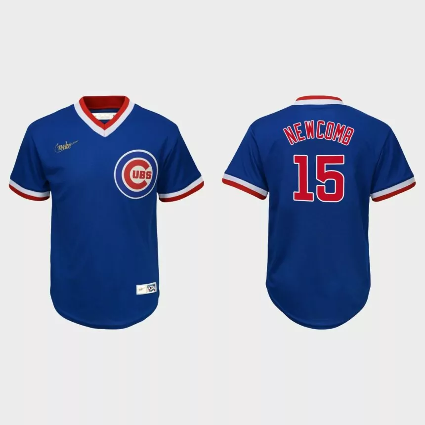 Youth Chicago Cubs Sean Newcomb Royal Cooperstown Collection Jersey