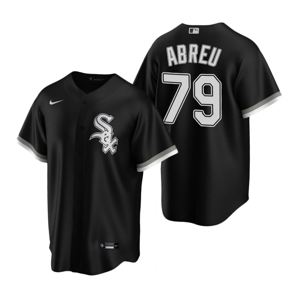 Youth Chicago White Sox #79 Jose Abreu Stitched Nike Black Jersey