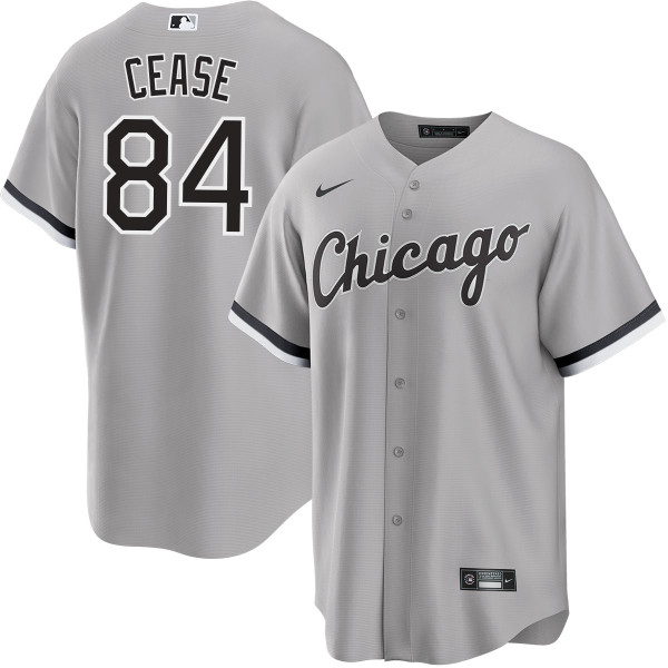 Youth Chicago White Sox #84 Dylan Cease Grey Away Jersey