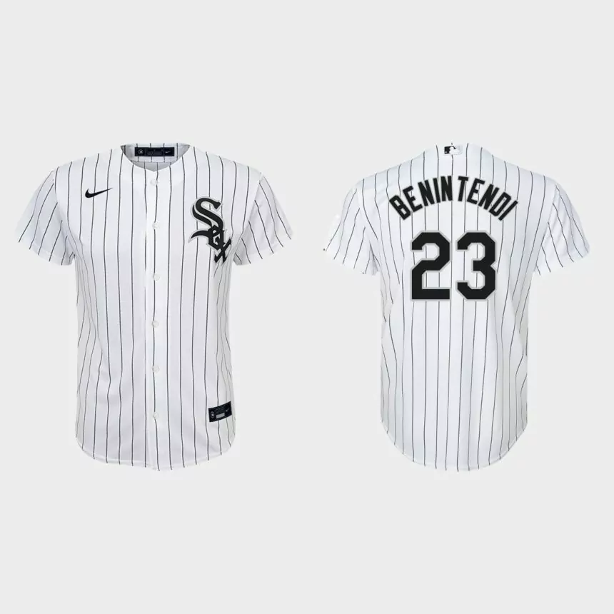 Youth Chicago White Sox Andrew Benintendi White Replica Home Jersey