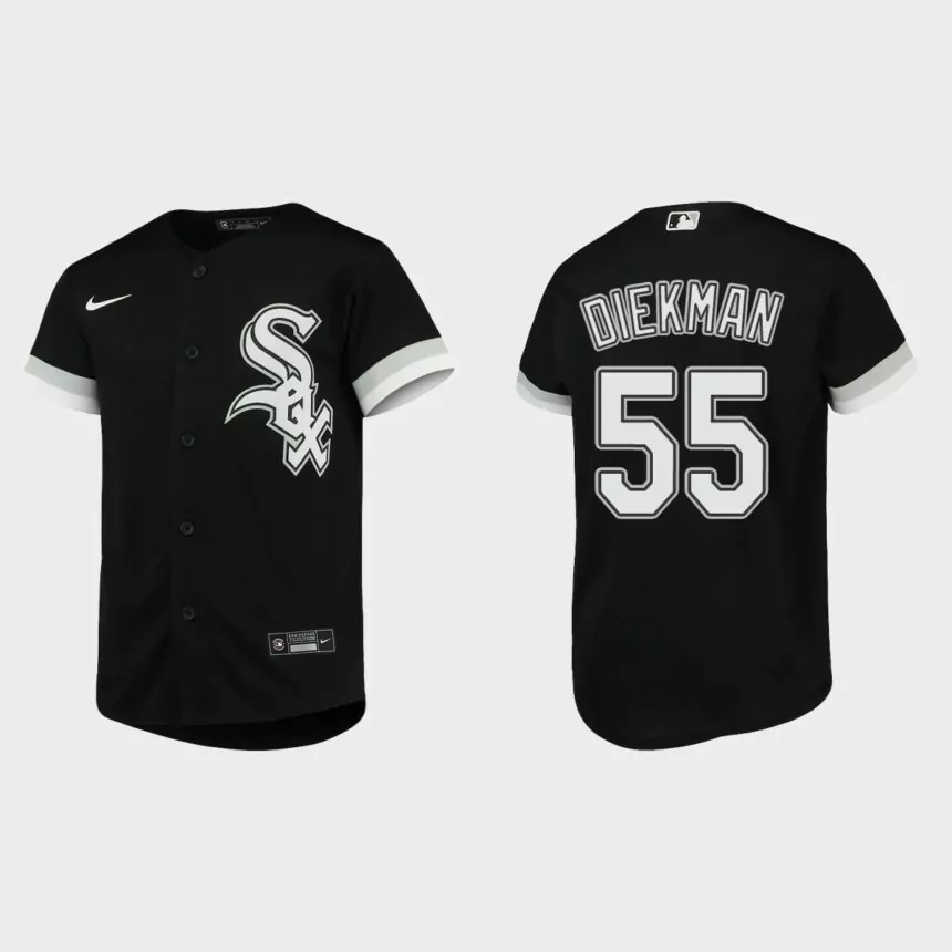 Youth Chicago White Sox Jake Diekman Black Replica Alternate Jersey