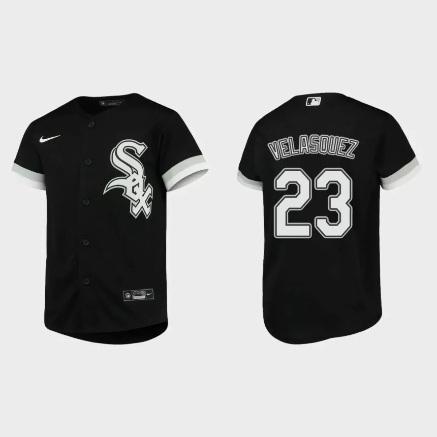 Youth Chicago White Sox Vincent Velasquez Black Replica Alternate Jersey